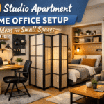 10 Studio Apartment Home Office Setup Ideas for Small Spaces