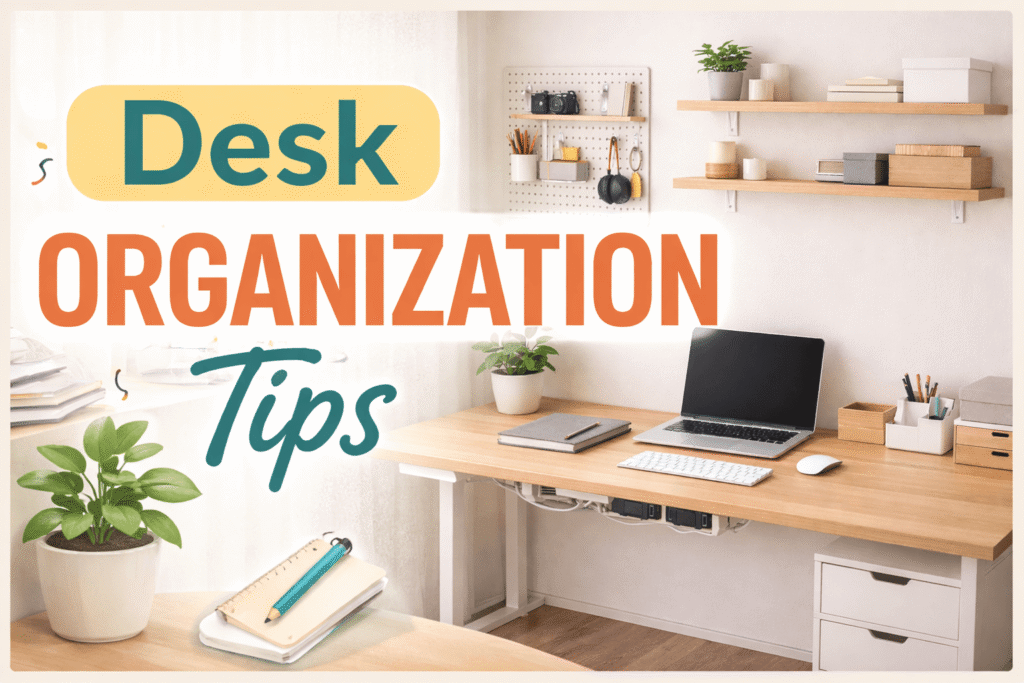 Smart Desk Organization Ideas For Small Home Offices